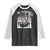 Funny Jesus Basketball Raglan Shirt He Is Rizzin Retro Y2K Playing Basketball TS10 Black White Print Your Wear