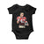 Trump Football Baby Onesie Vintage Sports Fan 47th President TS10 Black Print Your Wear