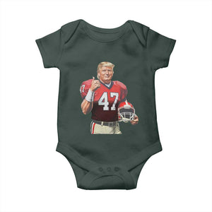 Trump Football Baby Onesie Vintage Sports Fan 47th President TS10 Print Your Wear
