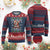 Skibidi Rizzmas Xmas Ugly Christmas Sweater Rizz Santa Claus Funny Xmas Gen Alpha TS10 Burgundy Print Your Wear