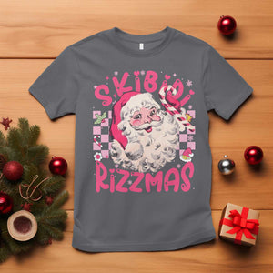 SKIBIDI Rizzmas Santa T Shirt Rizz Santa Pink Groovy Funny Xmas Gen Alpha Girl Kids TS10 Charcoal Print Your Wear