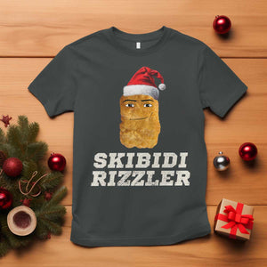 Christmas Skibidi Toilet Rizzler T Shirt Meme Funny Memes Brainrot Rizz TS10 Dark Heather Print Your Wear