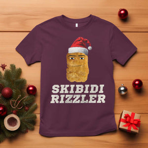 Christmas Skibidi Toilet Rizzler T Shirt Meme Funny Memes Brainrot Rizz TS10 Maroon Print Your Wear