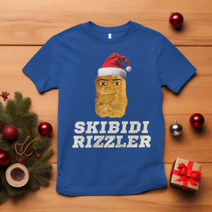 Christmas Skibidi Toilet Rizzler T Shirt Meme Funny Memes Brainrot Rizz TS10 Royal Blue Print Your Wear