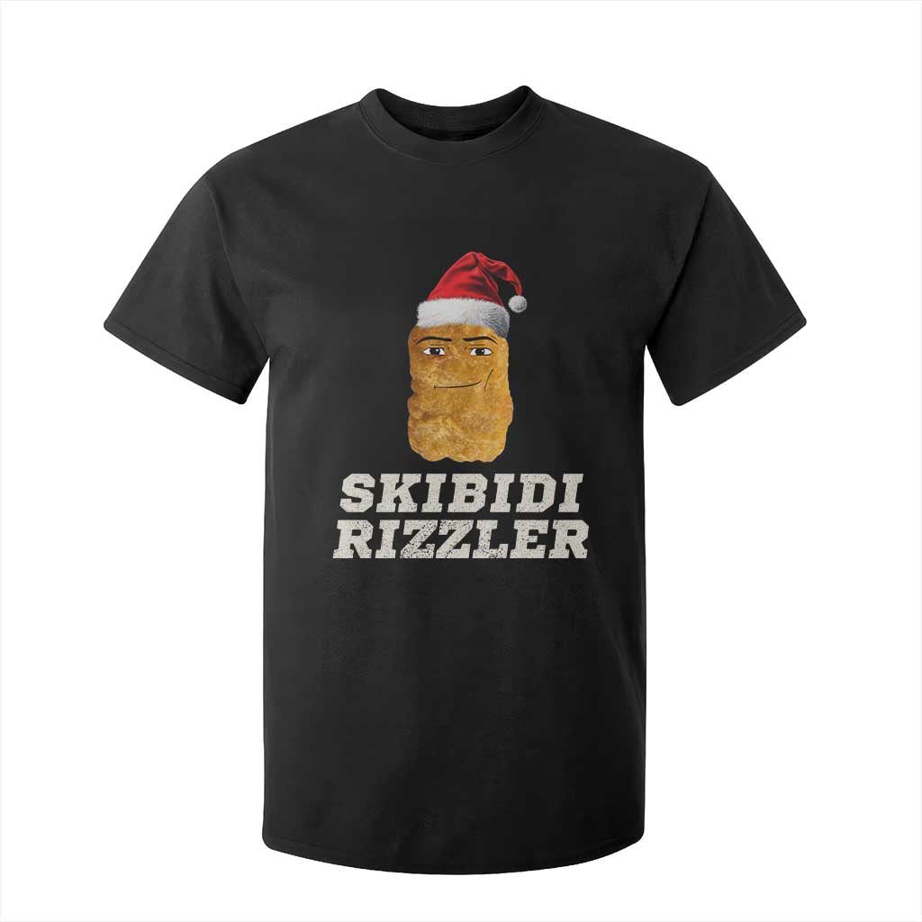 Christmas Skibidi Toilet Rizzler T Shirt For Kid Meme Funny Memes Brainrot Rizz TS10 Black Print Your Wear