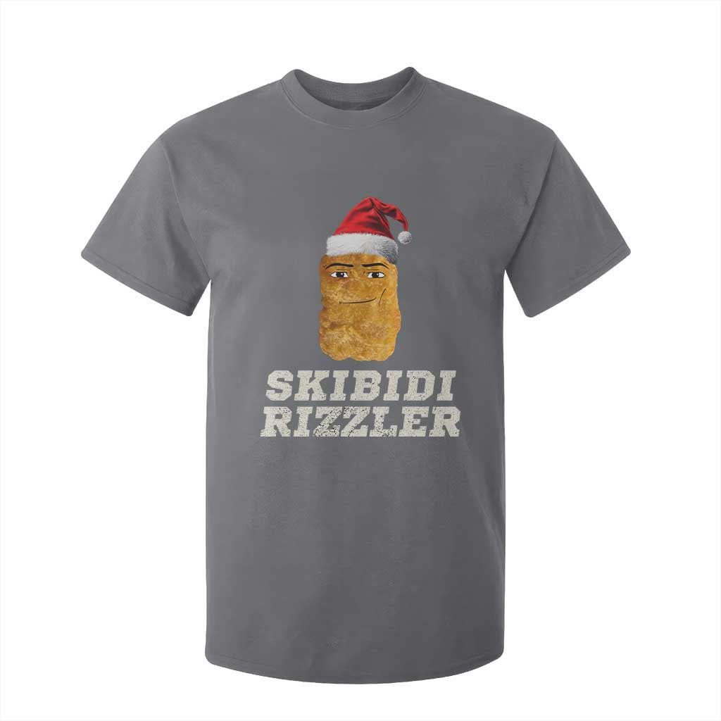 Christmas Skibidi Toilet Rizzler T Shirt For Kid Meme Funny Memes Brainrot Rizz TS10 Charcoal Print Your Wear
