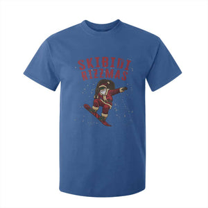 Skibidi Rizzmas Christmas T Shirt For Kid Rizz Santa Claus Skater Skateboard Skateboarder Kid Cool TS10 Royal Blue Print Your Wear