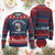 Funny Shark Christmas Knit Sweatshirt Santa Jaws Is Coming Town - Print Your Wear