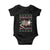 Possum Christmas Baby Onesie Overstimulated But Festive Ugly Christmas TS10 Black Print Your Wear