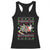 Possum Christmas Racerback Tank Top Overstimulated But Festive Ugly Christmas TS10 Black Print Your Wear