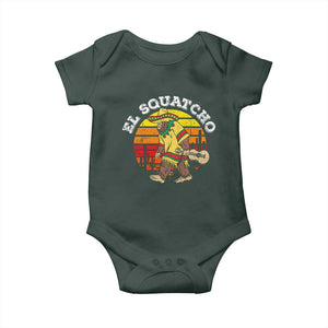 El Squatcho Bigfoot Baby Onesie Mexican Sasquatch Cinco De Mayo TS10 Print Your Wear