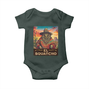 El Squatcho Bigfoot Baby Onesie Mexican Sasquatch Lovers Cinco De Mayo TS10 Print Your Wear