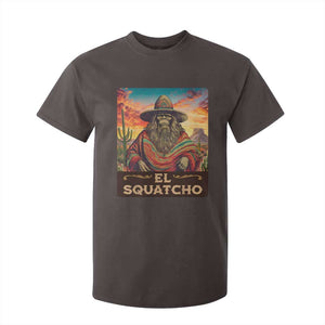 El Squatcho Bigfoot T Shirt For Kid Mexican Sasquatch Lovers Cinco De Mayo TS10 Dark Chocolate Print Your Wear
