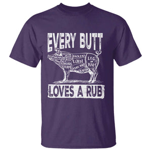 BBQ T Shirt Pork Butt Rub Dad Grill Gift TS10 Purple Print Your Wear