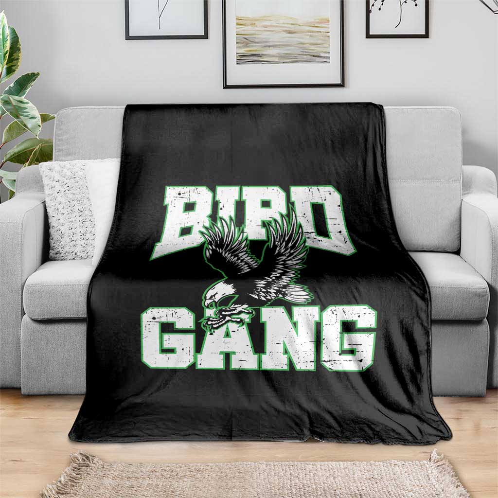 Bird Gang Throw Blanket Vintage 90s Style Classic EF Fly TS10 Print Your Wear