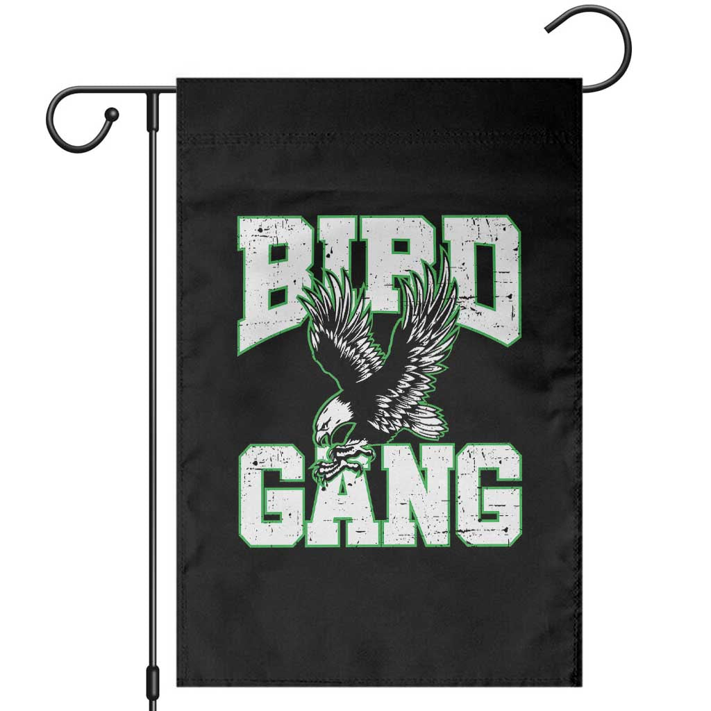 Bird Gang Garden Flag Vintage 90s Style Classic EF Fly TS10 Black Print Your Wear