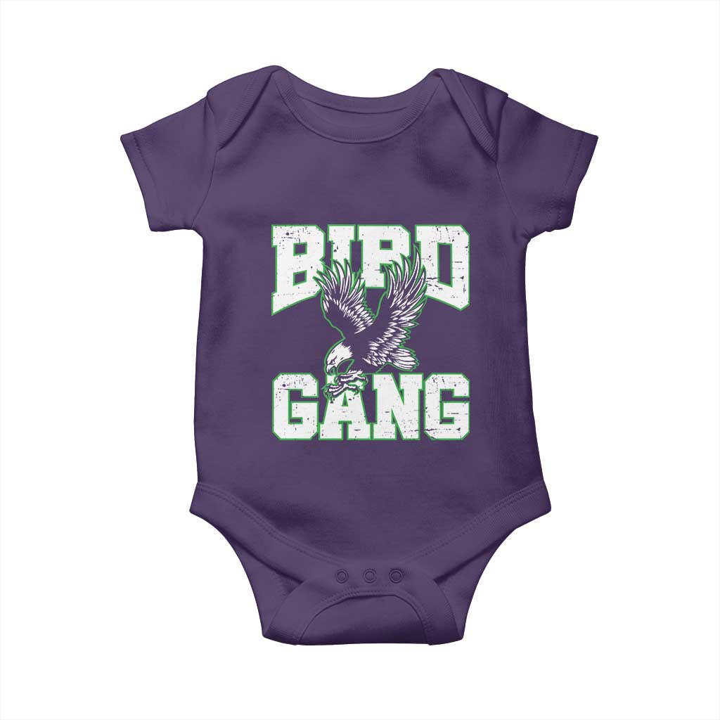 Bird Gang Baby Onesie Vintage 90s Style Classic EF Fly TS10 Purple Print Your Wear