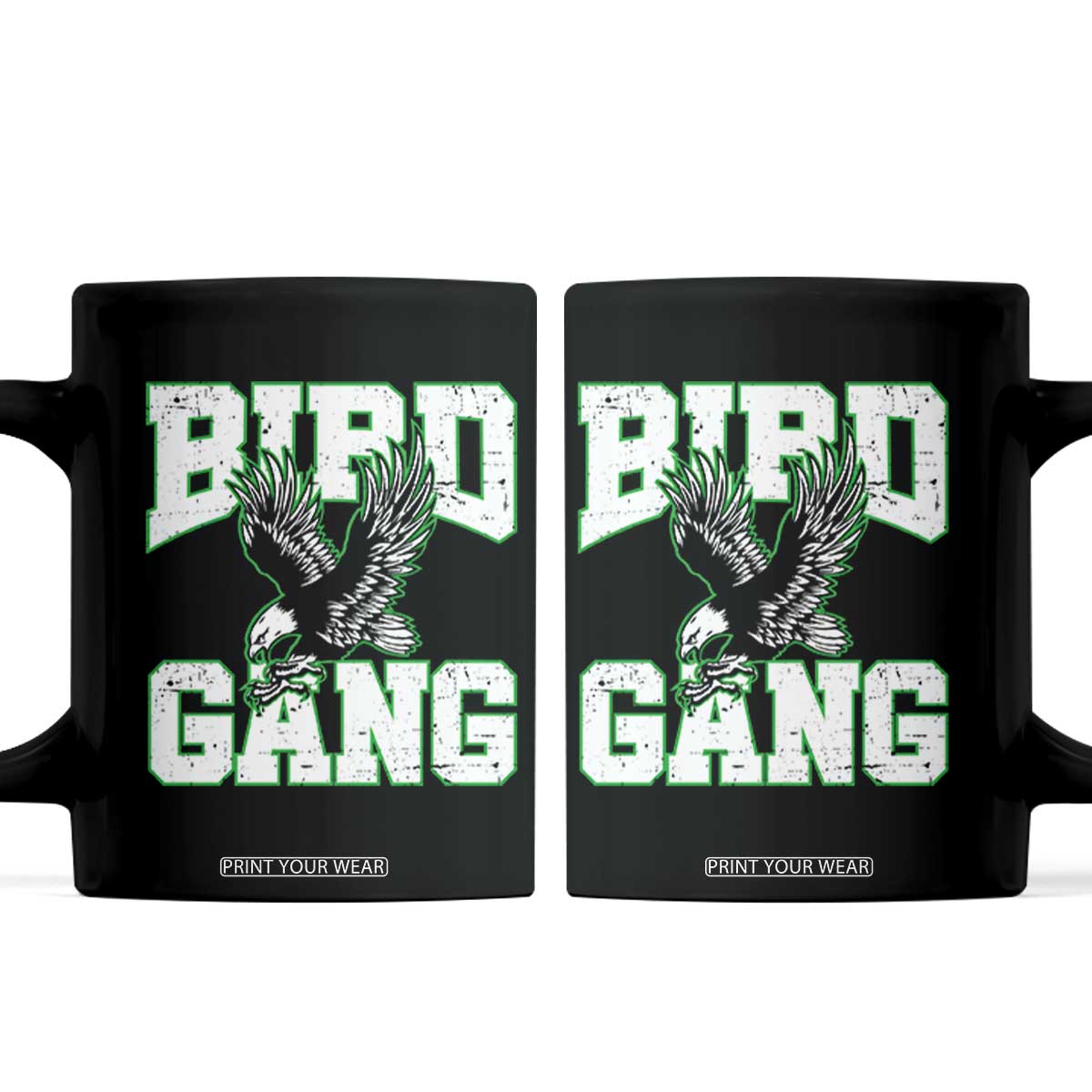 Bird Gang Coffee Mug Vintage 90s Style Classic Eagles Fly TS10 Black Print Your Wear