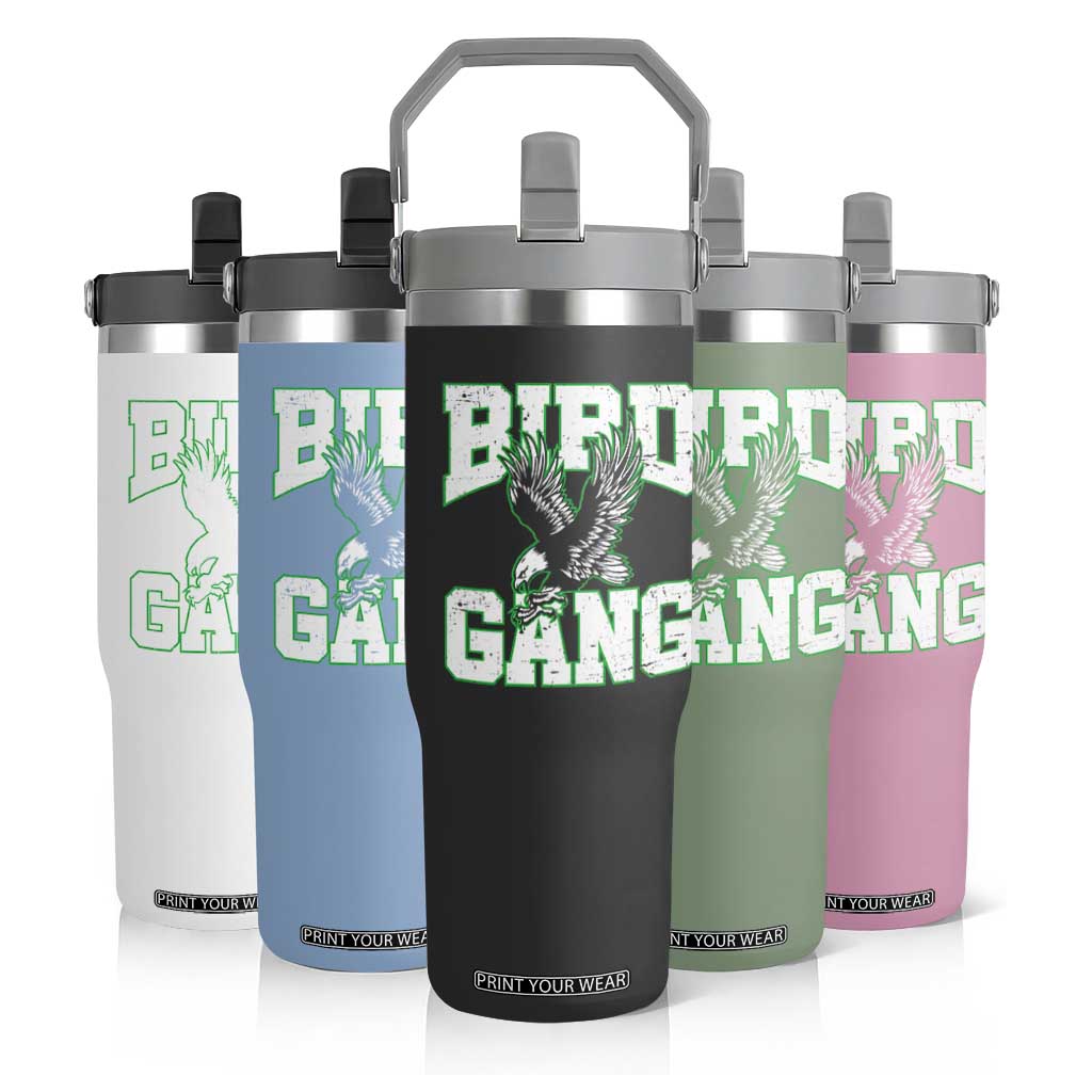 Bird Gang Flip Straw Tumbler Vintage 90s Style Classic EF Fly TS10 Print Your Wear