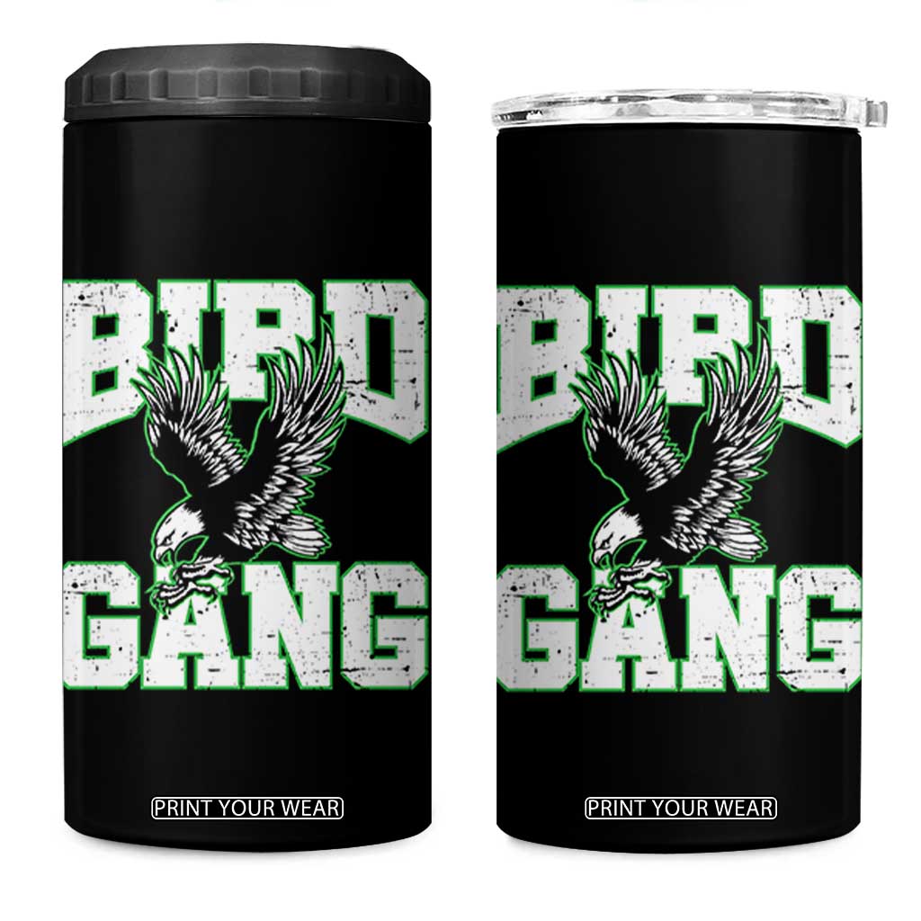 Bird Gang 4 in 1 Can Cooler Tumbler Vintage 90s Style Classic Eagles Fly TS10 One Size: 16 oz Black Print Your Wear