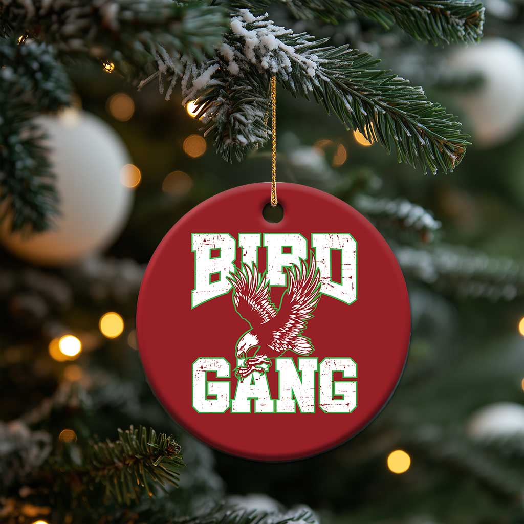 Bird Gang Christmas Ceramic Ornament Vintage 90s Style Classic EF Fly TS10 Print Your Wear