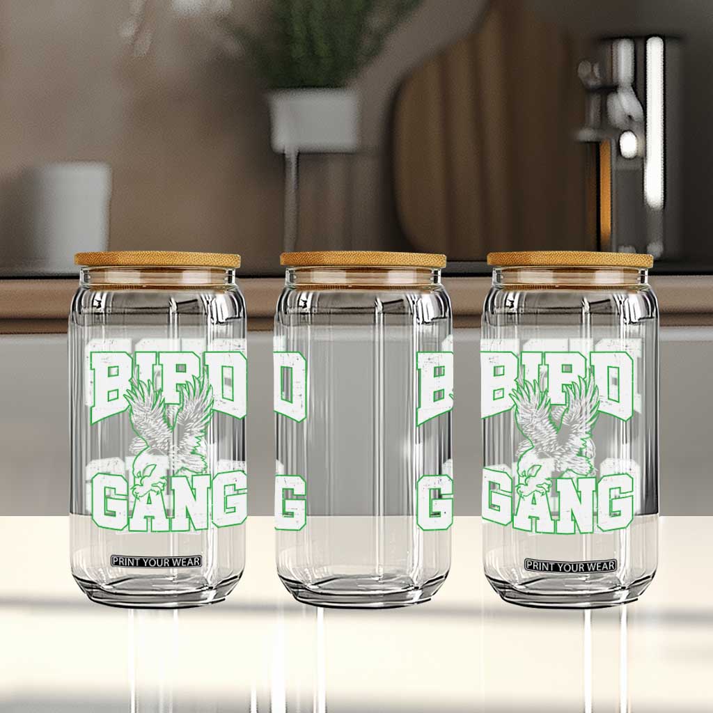 Bird Gang Glass Can Vintage 90s Style Classic Eagles Fly TS10 Print Your Wear
