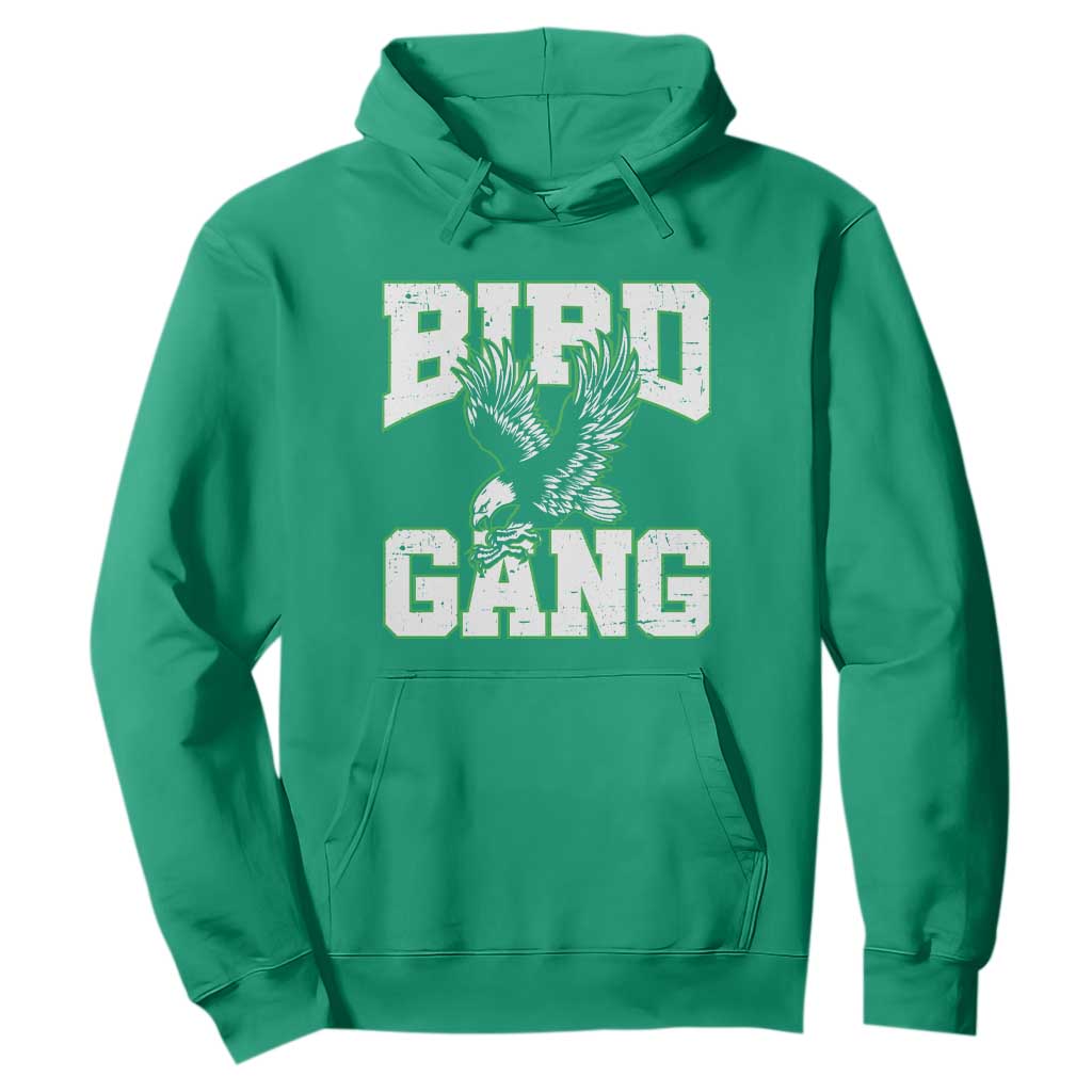 Bird Gang Hoodie Vintage 90s Style Classic Eagles Fly TS10 Irish Green Print Your Wear