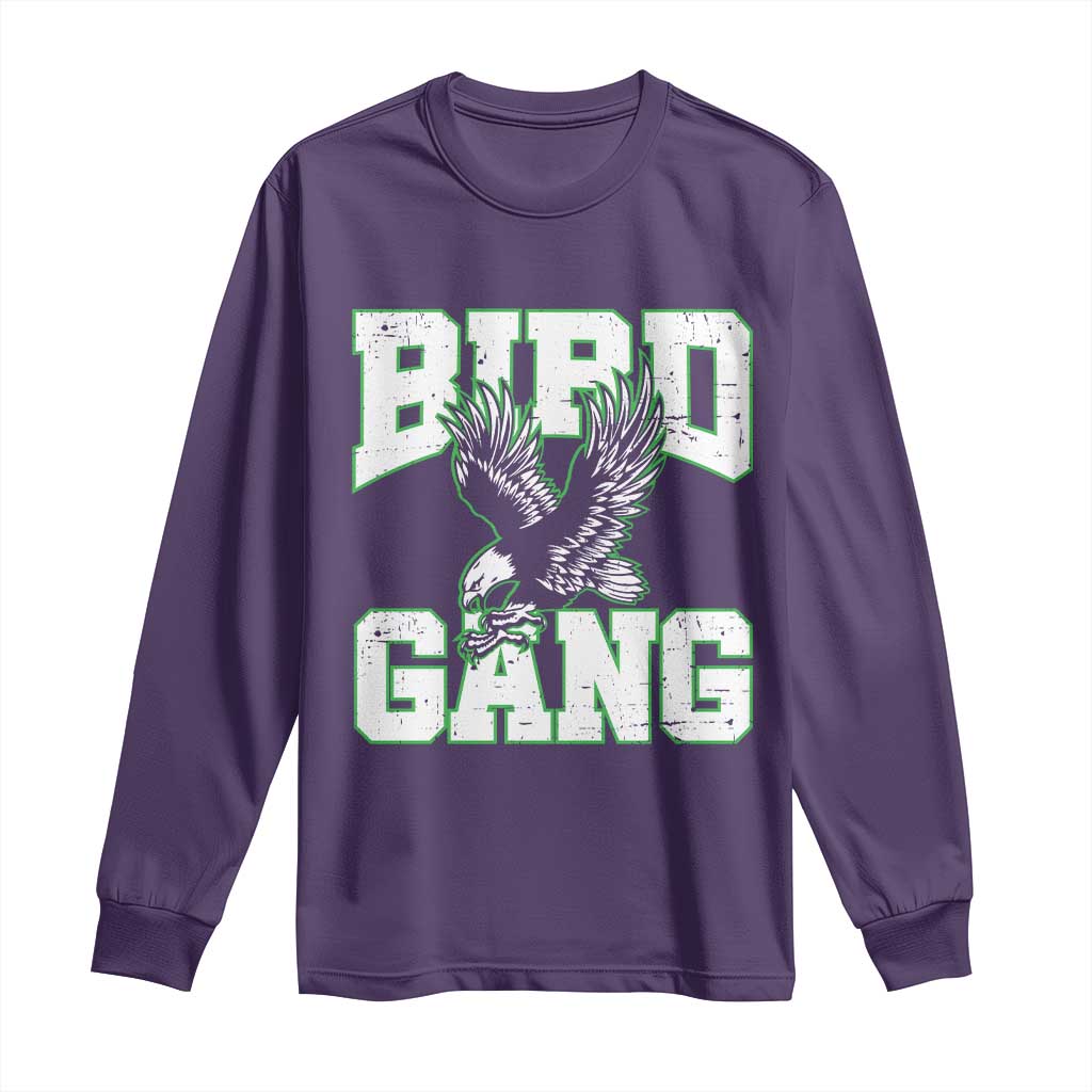 Bird Gang Long Sleeve Shirt Vintage 90s Style Classic EF Fly TS10 Purple Print Your Wear
