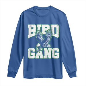 Bird Gang Long Sleeve Shirt Vintage 90s Style Classic EF Fly TS10 Royal Blue Print Your Wear