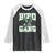 Bird Gang Raglan Shirt Vintage 90s Style Classic Eagles Fly TS10 Black White Print Your Wear