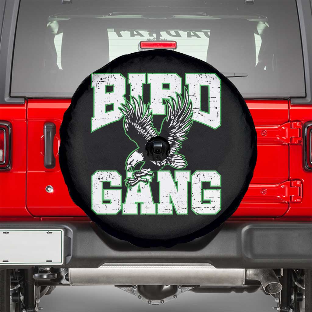 Bird Gang Spare Tire Cover Vintage 90s Style Classic EF Fly TS10 Black Print Your Wear