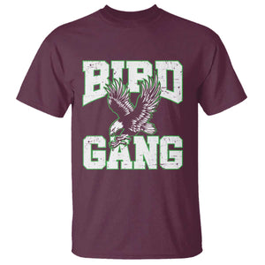 Bird Gang T Shirt Vintage 90s Style Classic Eagles Fly TS10 Maroon Print Your Wear