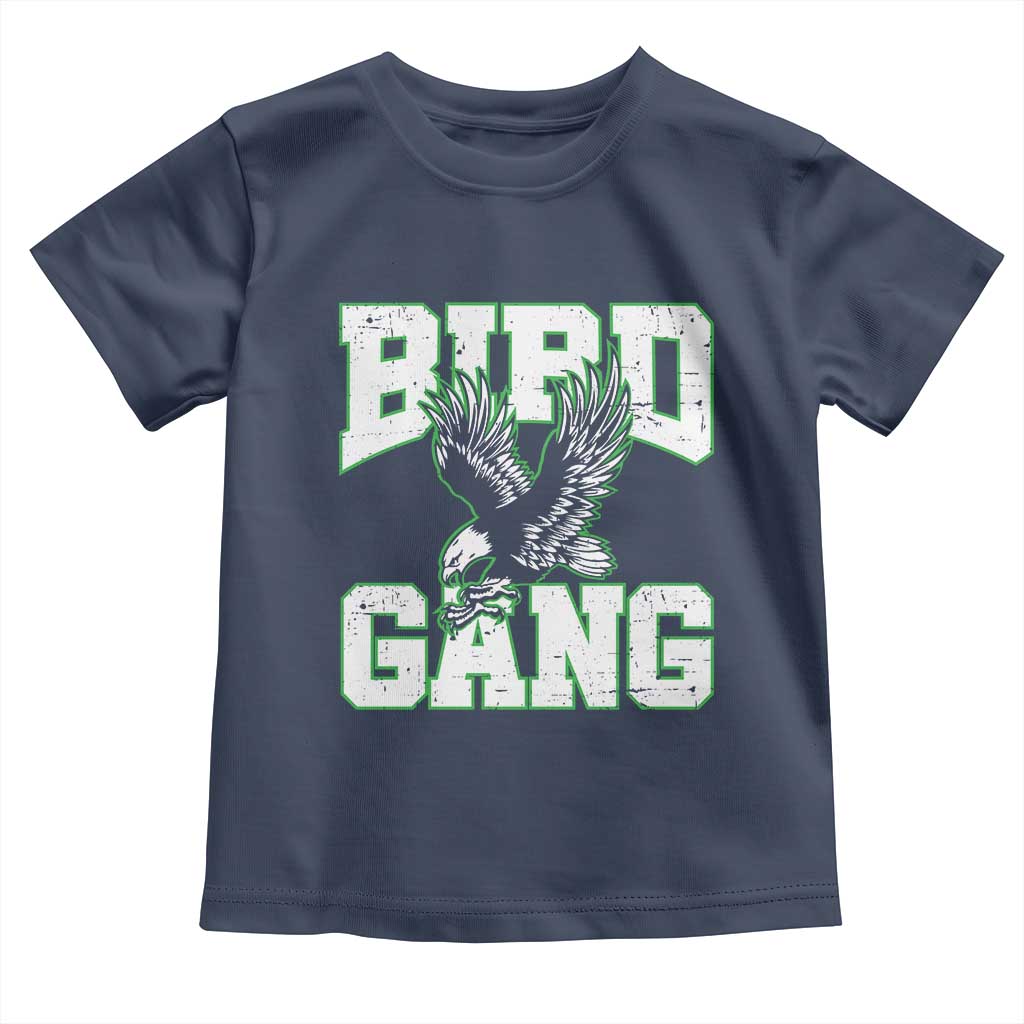 Bird Gang Toddler T Shirt Vintage 90s Style Classic EF Fly TS10 Navy Print Your Wear