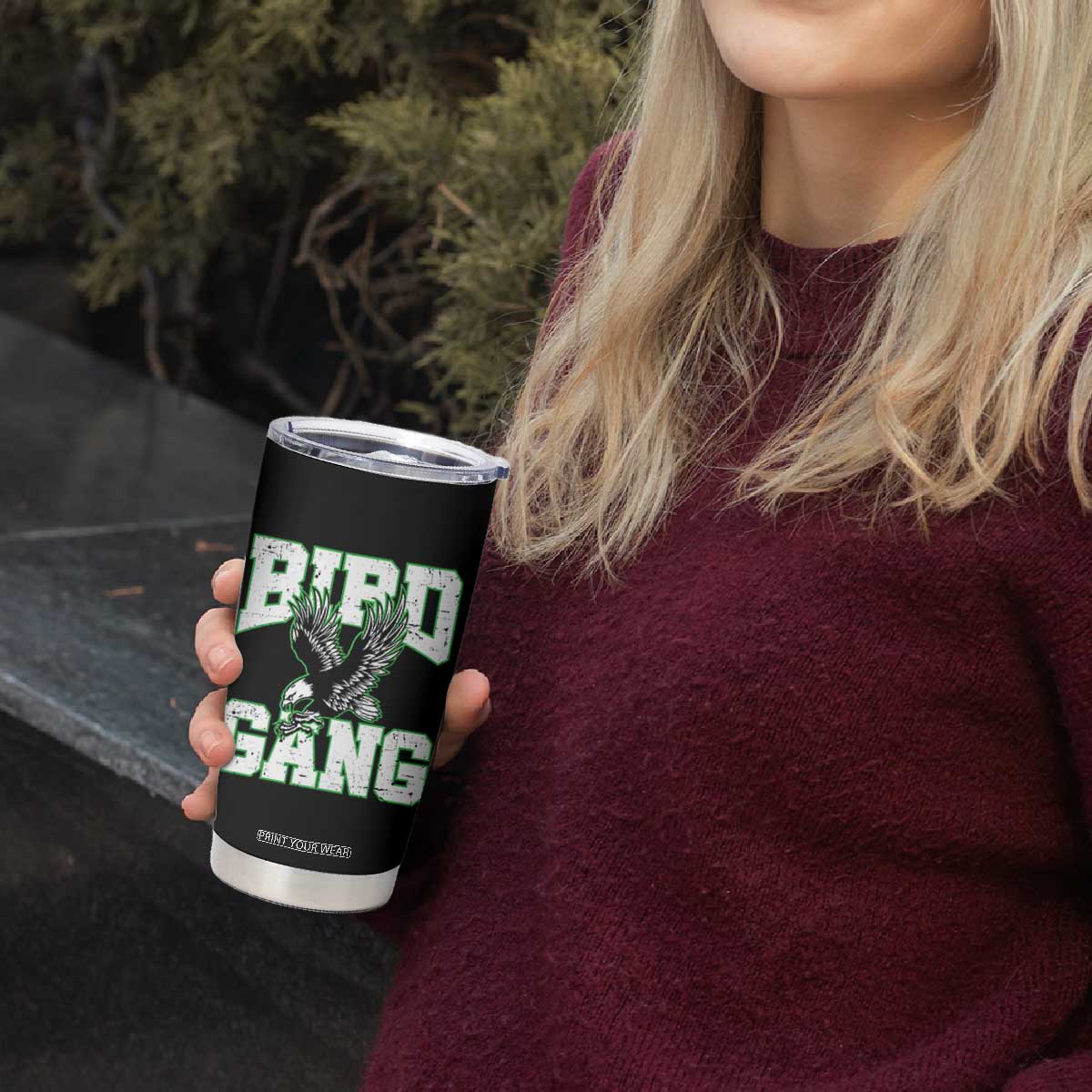 Bird Gang Tumbler Cup Vintage 90s Style Classic EF Fly TS10 Print Your Wear
