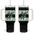 Bird Gang Tumbler With Handle Vintage 90s Style Classic Eagles Fly TS10 One Size: 40 oz Black Print Your Wear
