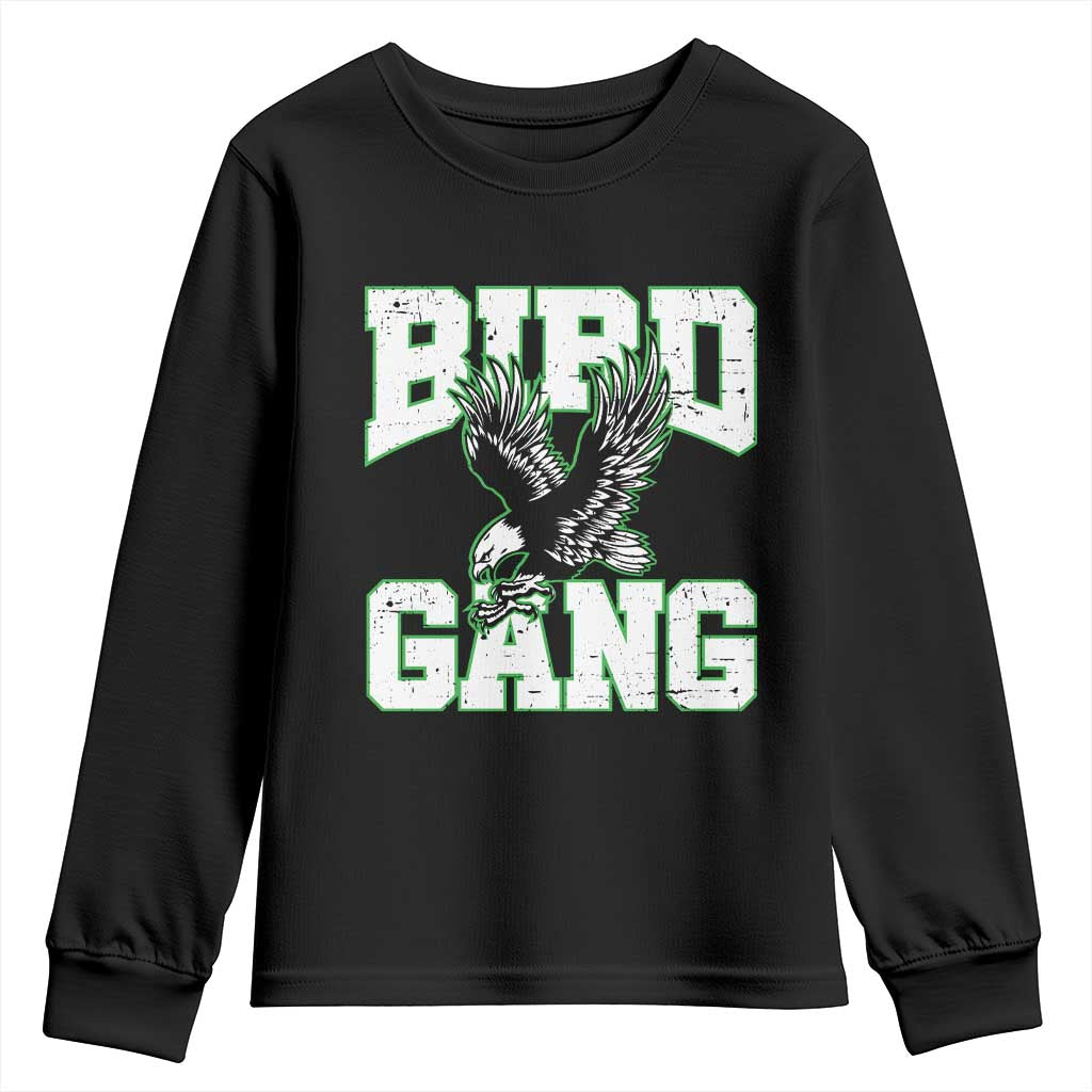 Bird Gang Youth Sweatshirt Vintage 90s Style Classic EF Fly TS10 Black Print Your Wear