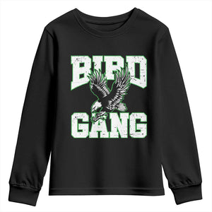 Bird Gang Youth Sweatshirt Vintage 90s Style Classic Eagles Fly TS10 Black Print Your Wear