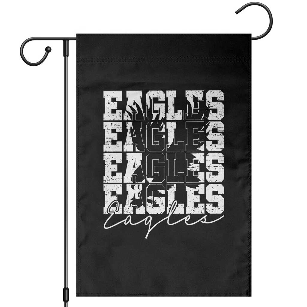 Vintage Eagles Bird Inspirational Garden Flag 90s Style Classic Eagles Fly TS10 Black Print Your Wear