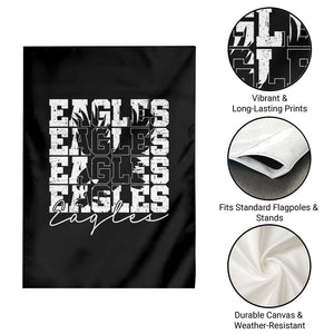 Vintage Eagles Bird Inspirational Garden Flag 90s Style Classic Eagles Fly TS10 Print Your Wear