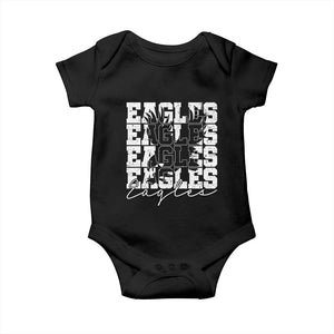 Vintage Eagles Bird Inspirational Baby Onesie 90s Style Classic Eagles Fly TS10 Black Print Your Wear