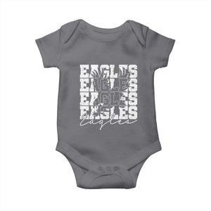 Vintage Eagles Bird Inspirational Baby Onesie 90s Style Classic Eagles Fly TS10 Charcoal Print Your Wear