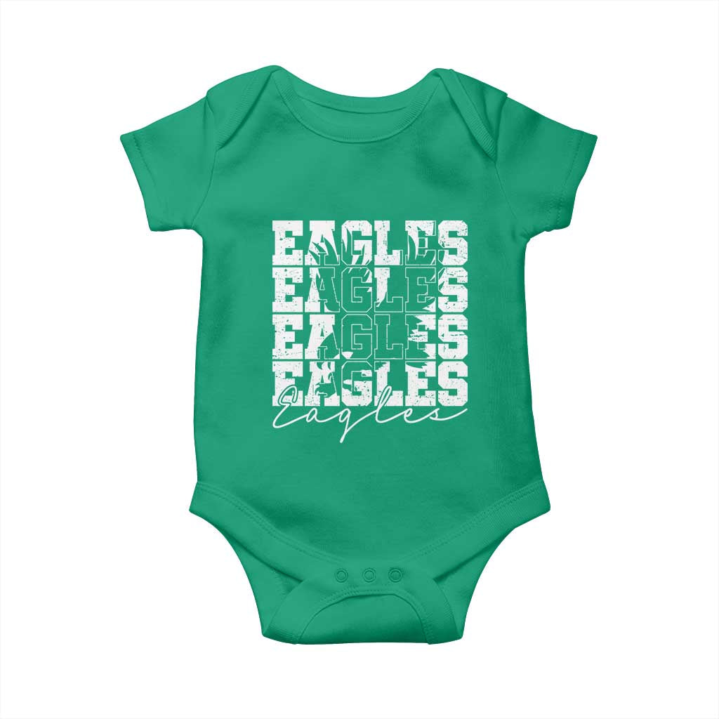 Vintage Eagles Bird Inspirational Baby Onesie 90s Style Classic Eagles Fly TS10 Irish Green Print Your Wear