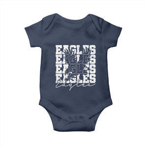 Vintage Eagles Bird Inspirational Baby Onesie 90s Style Classic Eagles Fly TS10 Navy Print Your Wear