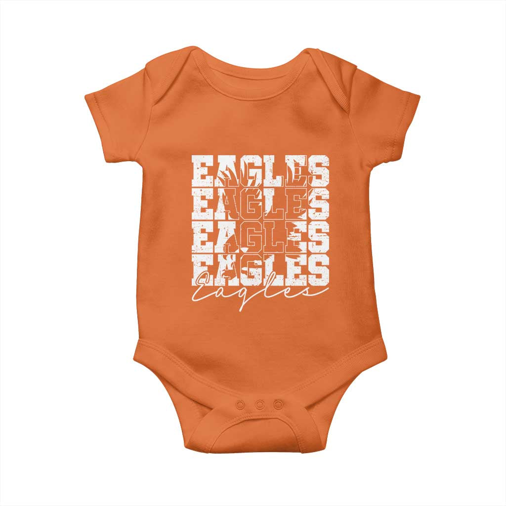 Vintage EF Bird Inspirational Baby Onesie 90s Style Classic PFE Fly TS10 Orange Print Your Wear