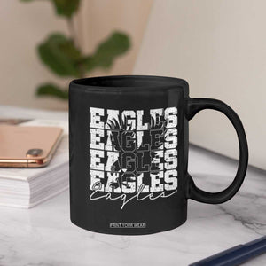 Vintage Eagles Bird Inspirational Coffee Mug 90s Style Classic Eagles Fly TS10 Print Your Wear