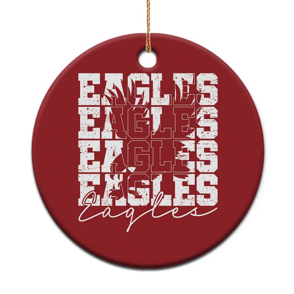 Vintage EF Bird Inspirational Christmas Ceramic Ornament 90s Style Classic PFE Fly TS10 Print Your Wear