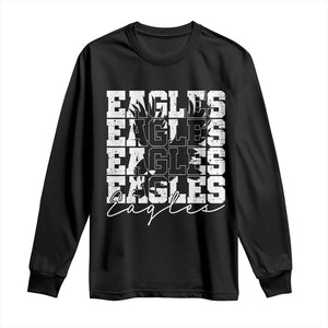 Vintage Eagles Bird Inspirational Long Sleeve Shirt 90s Style Classic Eagles Fly TS10 Black Print Your Wear