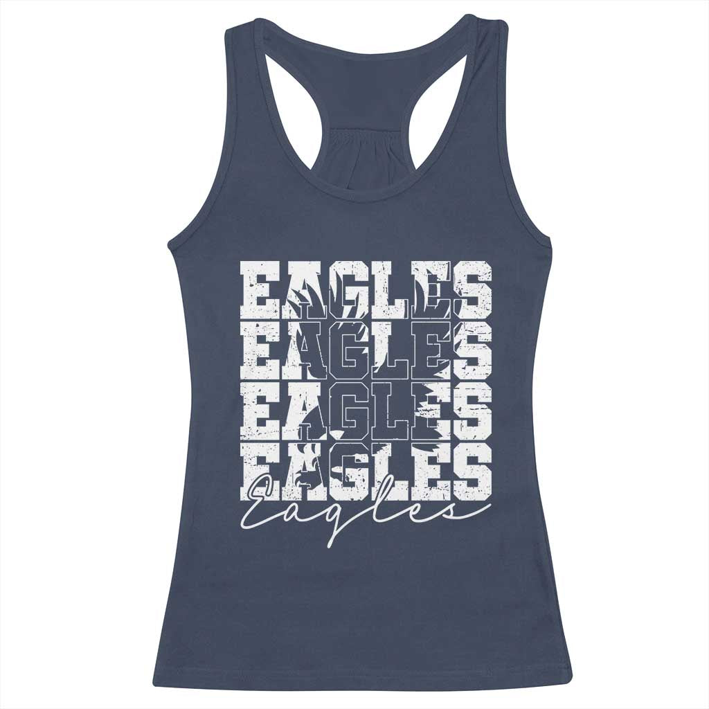Vintage EF Bird Inspirational Racerback Tank Top 90s Style Classic PFE Fly TS10 Navy Print Your Wear