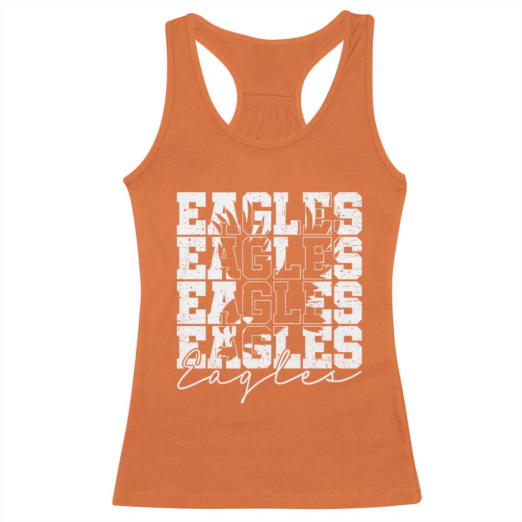 Vintage EF Bird Inspirational Racerback Tank Top 90s Style Classic PFE Fly TS10 Orange Print Your Wear