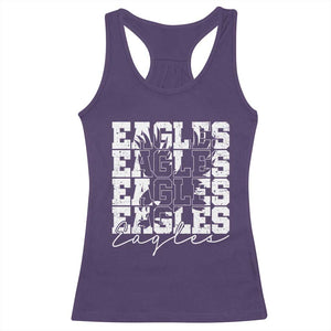 Vintage Eagles Bird Inspirational Racerback Tank Top 90s Style Classic Eagles Fly TS10 Purple Print Your Wear
